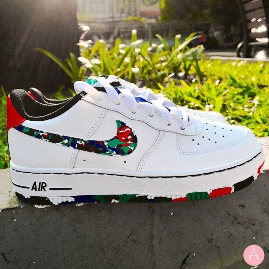 Nike Air Force 1 Crayon White Multi