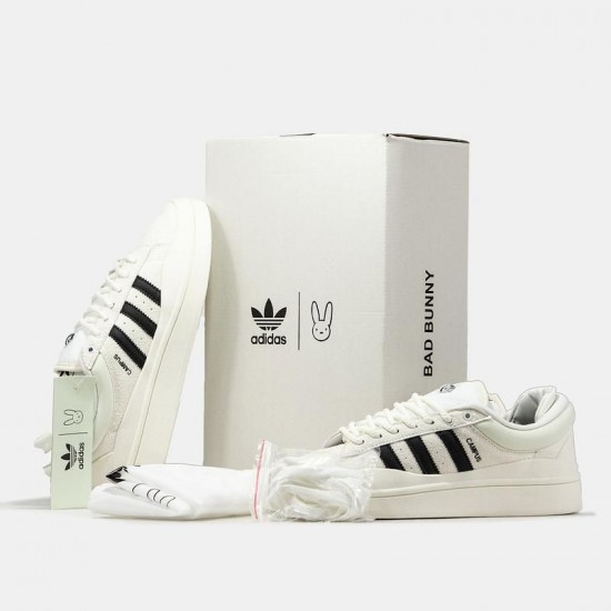 Adidas Campus x Bad Bunny  White Black