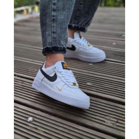 Nike Air Force 1 Low Essential White Black Gold