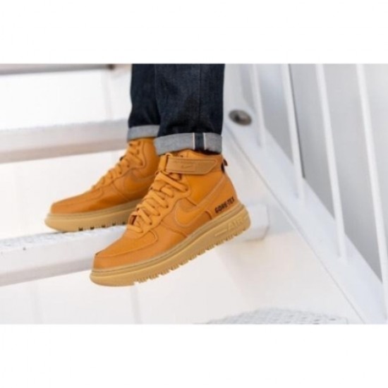 Nike Air Force 1 GTX Gore-Tex Boot Flax/Wheat-Gum Light Brown