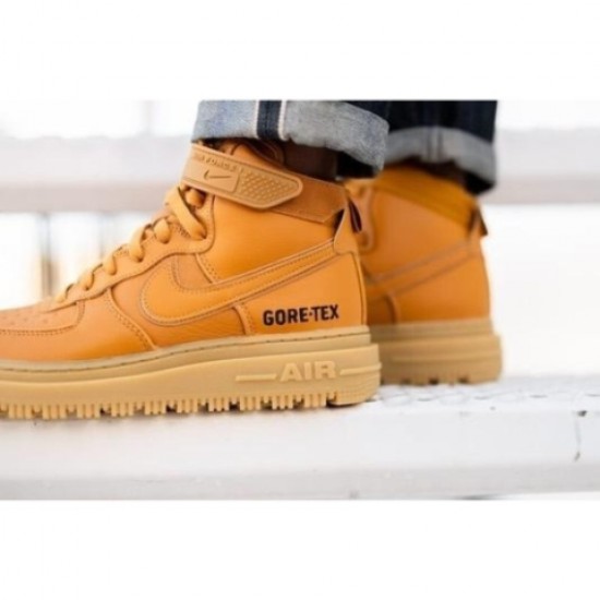 Nike Air Force 1 GTX Gore-Tex Boot Flax/Wheat-Gum Light Brown