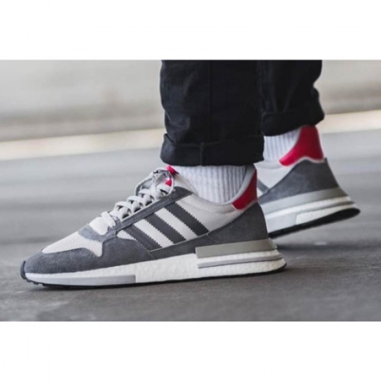 Adidas ZX 500 RM Grey Four Scarlet