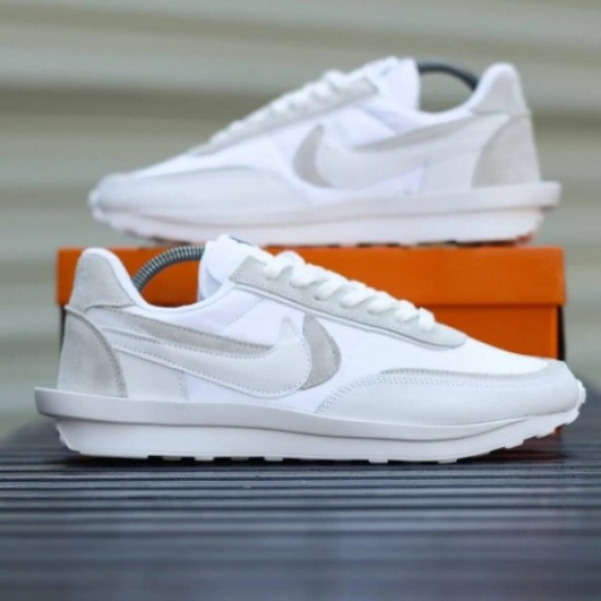 Nike Sacai x LD Waffle White Nylon