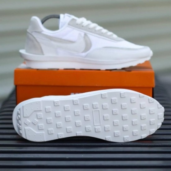 Nike Sacai x LD Waffle White Nylon