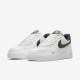 Nike Air Force 1 Double Swoosh White Metallic Gold