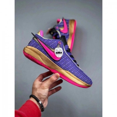 Nike LeBron 20 Purple Pink Gold