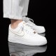 Nike Air Force 1 White Golden Swoosh