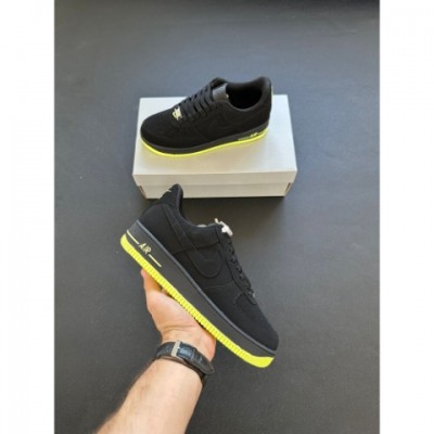 Nike Air Force 1 Black Yellow