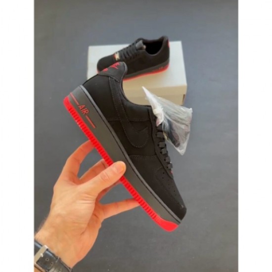 Nike Air Force 1 Black Red