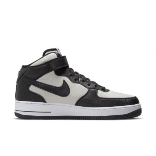 Nike Air Force 1 Mid Stussy Light Bone Black