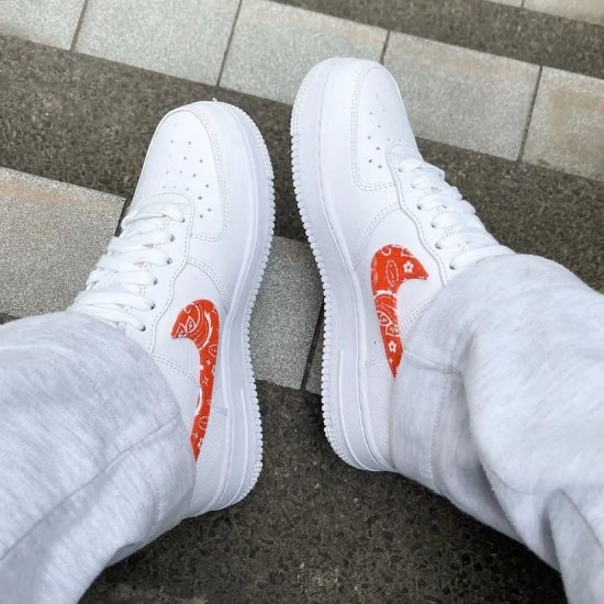 Nike Air Force 1 Paisley Orange