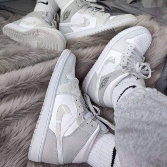 Nike Air Jordan 1 Mid “Grey Camo”