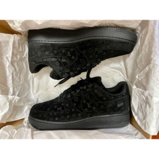 Nike Louis Vuitton Air Force 1 Low By Virgil Abloh Black