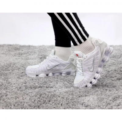 Nike Shox TL White Metallic Silver