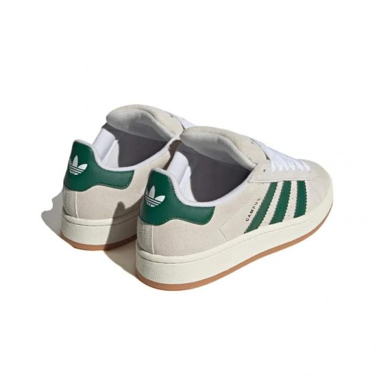 Adidas Campus 00s Crystal White Dark Green