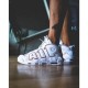 Nike Air More Uptempo White Varsity Red