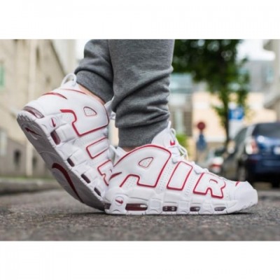 Nike Air More Uptempo White Varsity Red