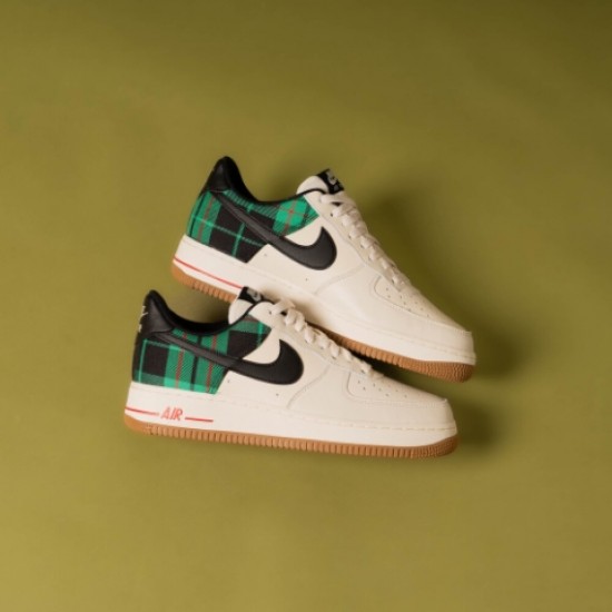 Nike Air Force 1 Low '07 LX Plaid Pale Ivory Stadium Green