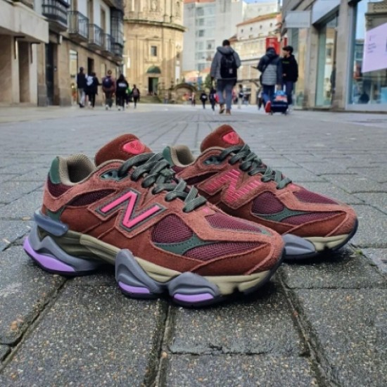 New Balance 9060 Rich Oak Burgundy