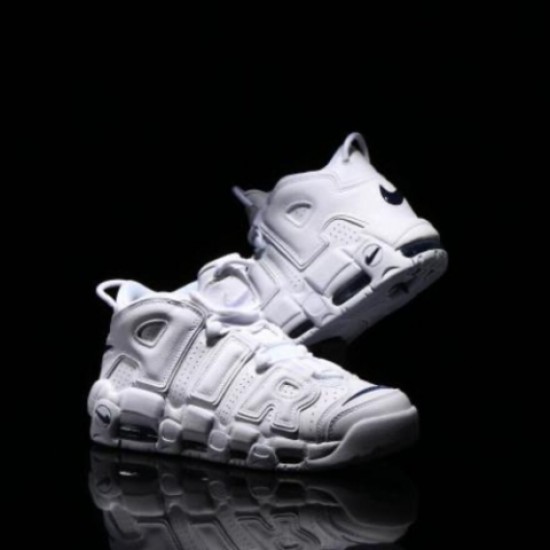 Nike Air More Uptempo White Midnight Navy