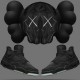 Nike Air Jordan 4 Retro Kaws Black