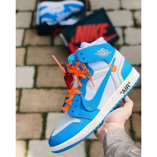 Nike Air Jordan 1 Retro High Off-White Blue