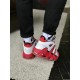 Nike Air More Uptempo University Red Black White