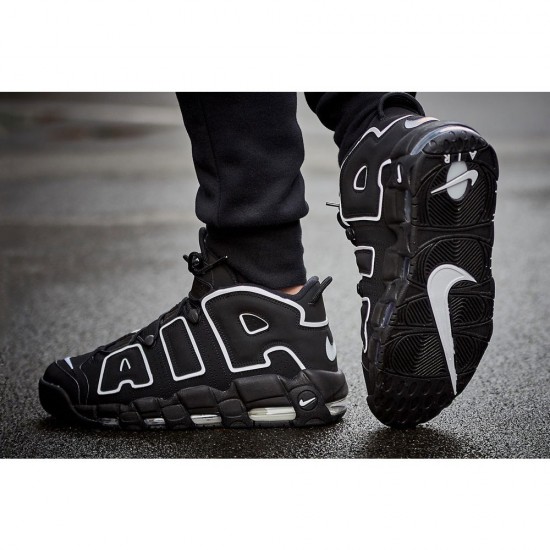 Nike Air More Uptempo Black White