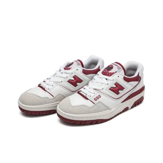 New Balance 550 Sea Salt Burgundy