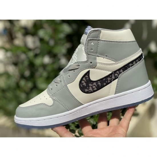 Nike Air Jordan 1 High Dior Grey/White