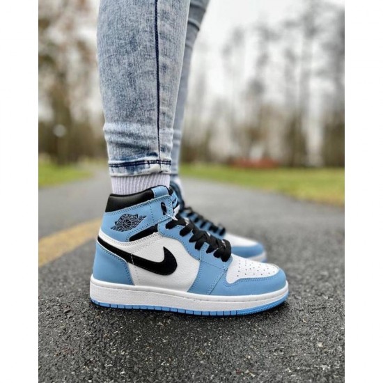 Nike Jordan 1 Retro High White University Blue Black