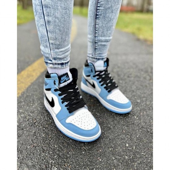 Nike Jordan 1 Retro High White University Blue Black