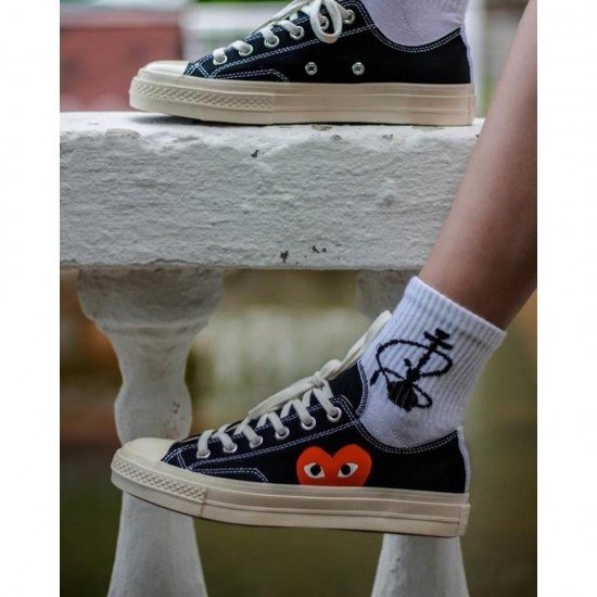 Converse Chuck 70 Comme Des Garçons Play X Low Black