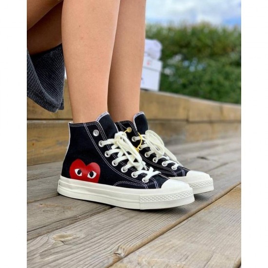 Converse Comme Des Garçons Play X Chuck 70 High Black