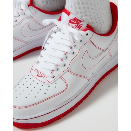 Nike Air Force 1 Low White University Red