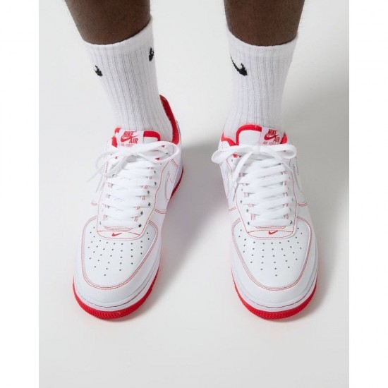 Nike Air Force 1 Low White University Red