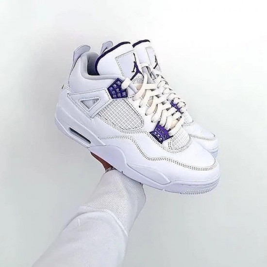 Nike Air Jordan 4 Retro Purple White