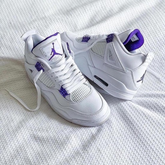 Nike Air Jordan 4 Retro Purple White