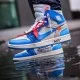 Nike Air Jordan 1 Retro High Off-White Blue Nike Air Jordan 1 Retro High Off-White Blue