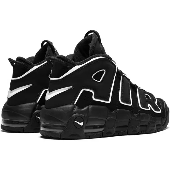 Nike Air More Uptempo Black White Nike Air More Uptempo Black White