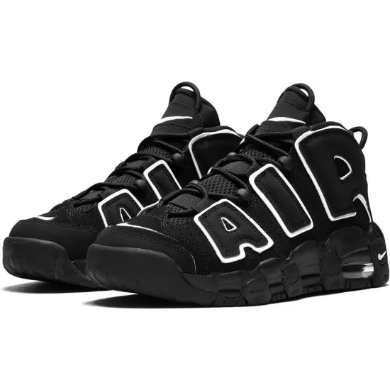 Nike Air More Uptempo Black White Nike Air More Uptempo Black White