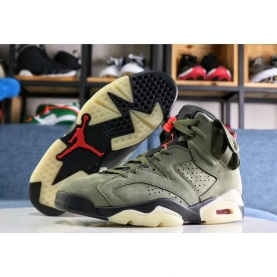 Nike Air Jordan 6 Retro Travis Scott Medium Olive Nike Air Jordan 6 Retro Travis Scott Medium Olive