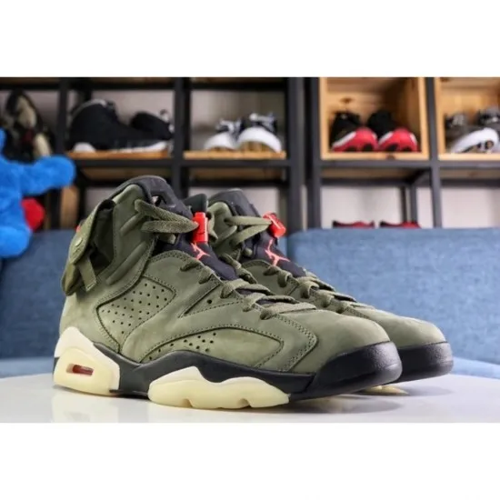 Nike Air Jordan 6 Retro Travis Scott Medium Olive Nike Air Jordan 6 Retro Travis Scott Medium Olive