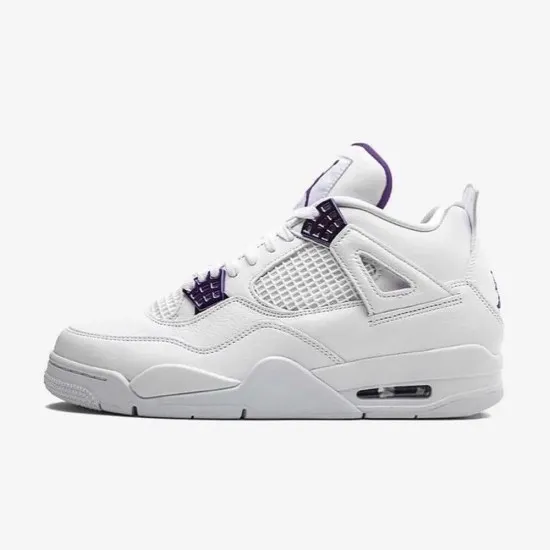 Nike Air Jordan 4 Retro Purple White Nike Air Jordan 4 Retro Purple White